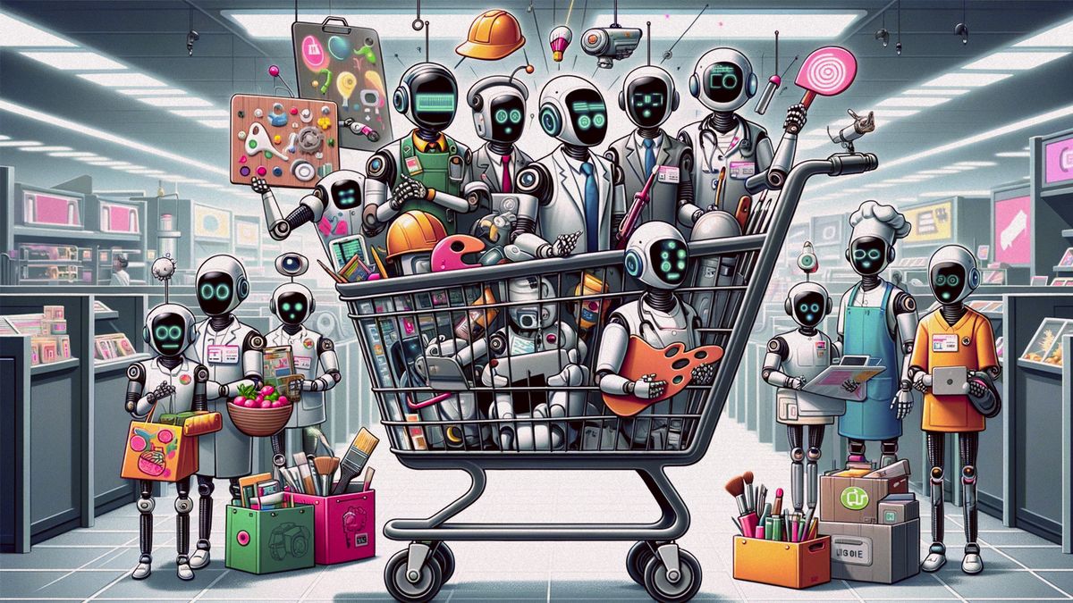 Bariéra padla. Otevřel „obchod“ bez nákupů s miliony robotů zdarma